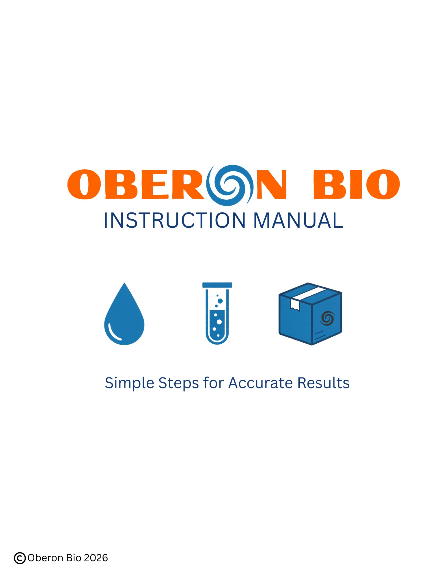 OberonBio Instruction Manual Cover - Simple Steps for Accurate Results